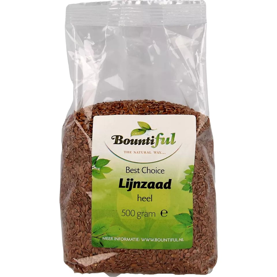 Bountiful Lijnzaad Heel Bc 500gr 500