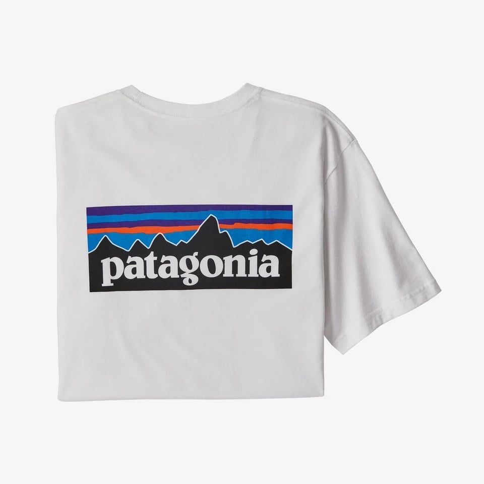 Patagonia Patagonia M's P-6 Logo Responsibili-Tee White