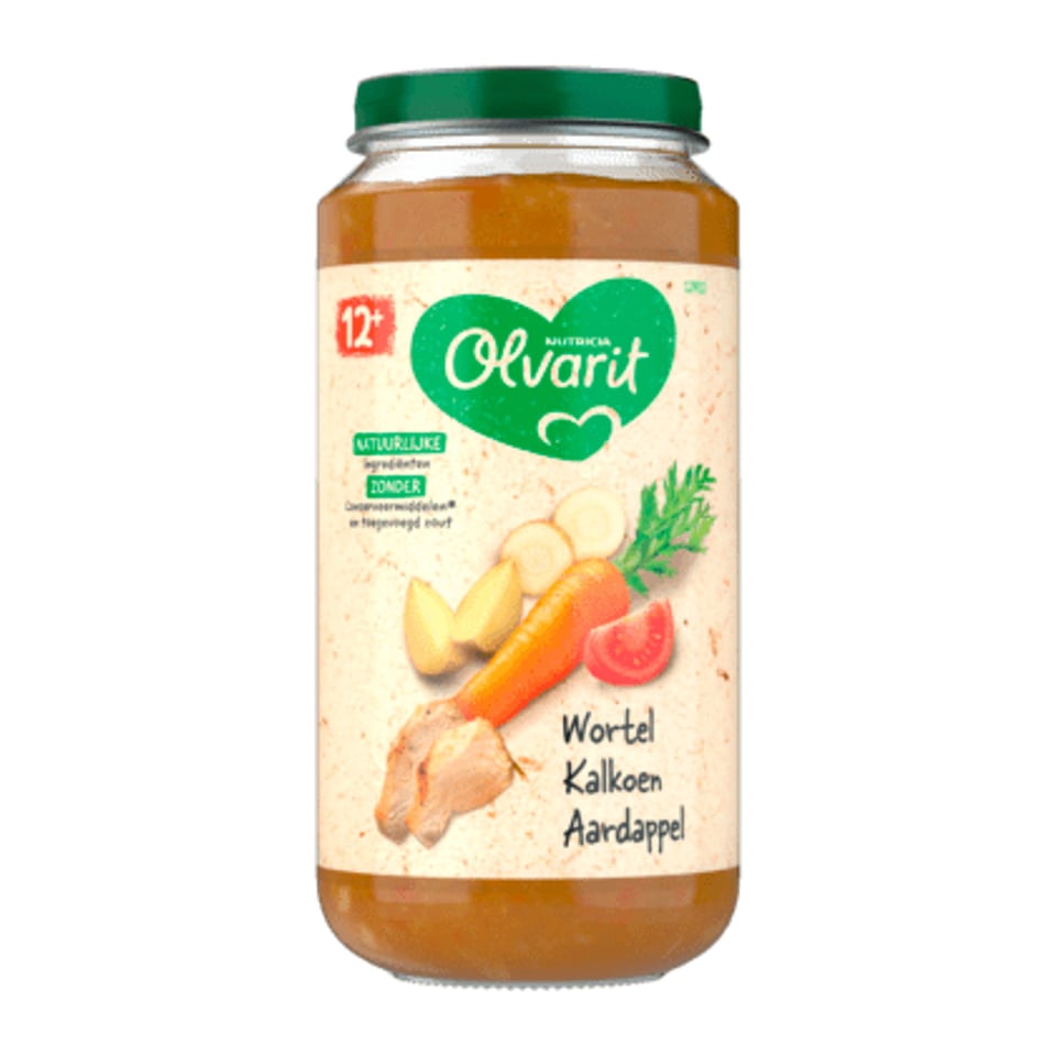 Olvarit 12+mnd Wortel Kalkoen Aardappel
