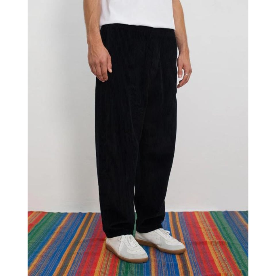 Rotholz Cord Wide Pant Soft Black