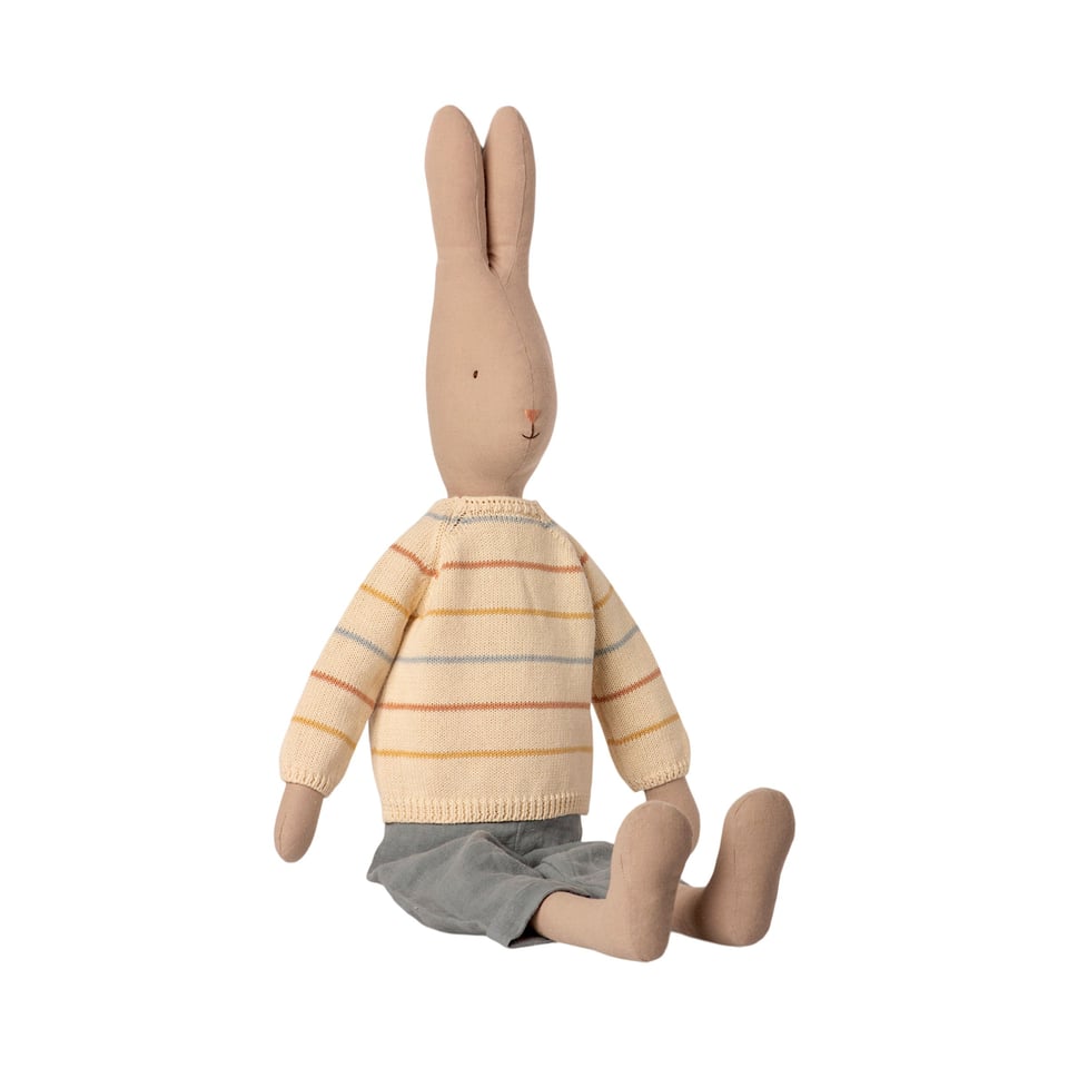 Maileg Rabbit Size 5 in Pants & Knitted Sweater