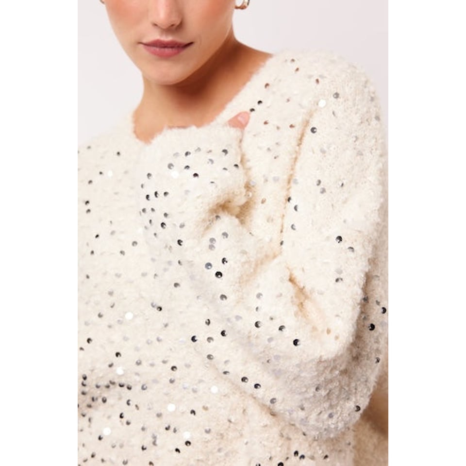 FLURESK Knitted Sweater Nayra Off White