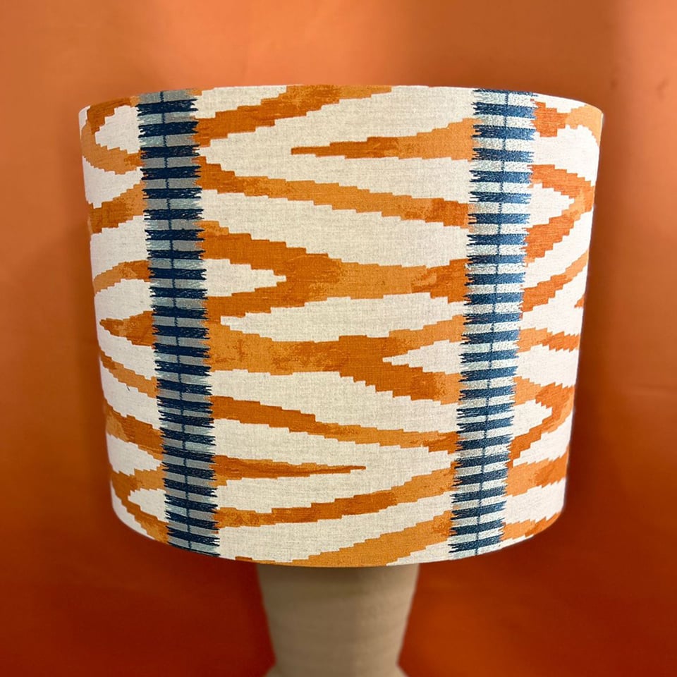 Lampenkap Wilder Oranje Beige 40x30cm