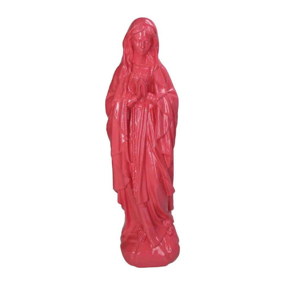 Beeld Maria Fuchsia Polystone 15x48cm