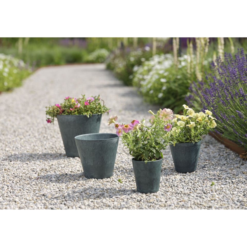 Bloempot Artstone Claire Nachtblauw H14