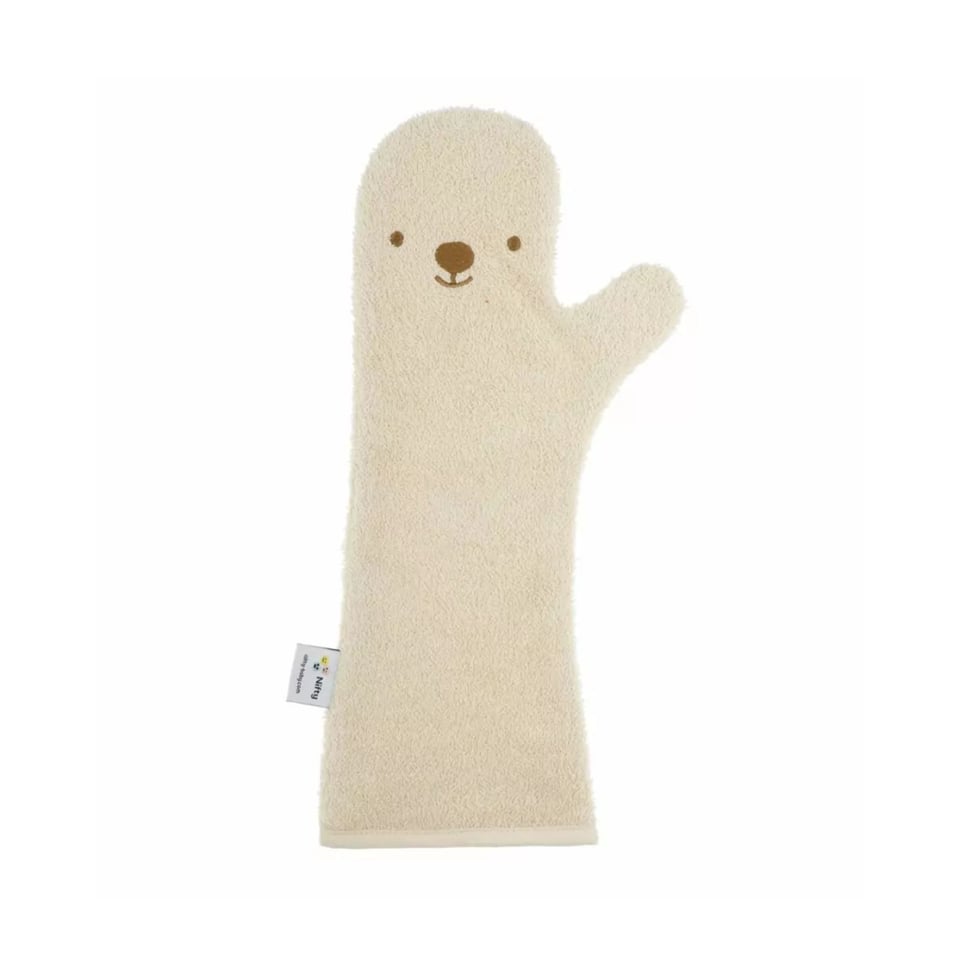 Shower Glove Bever Zand