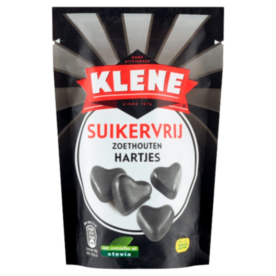 Klene Suikervrij Zoethouten Hartjes