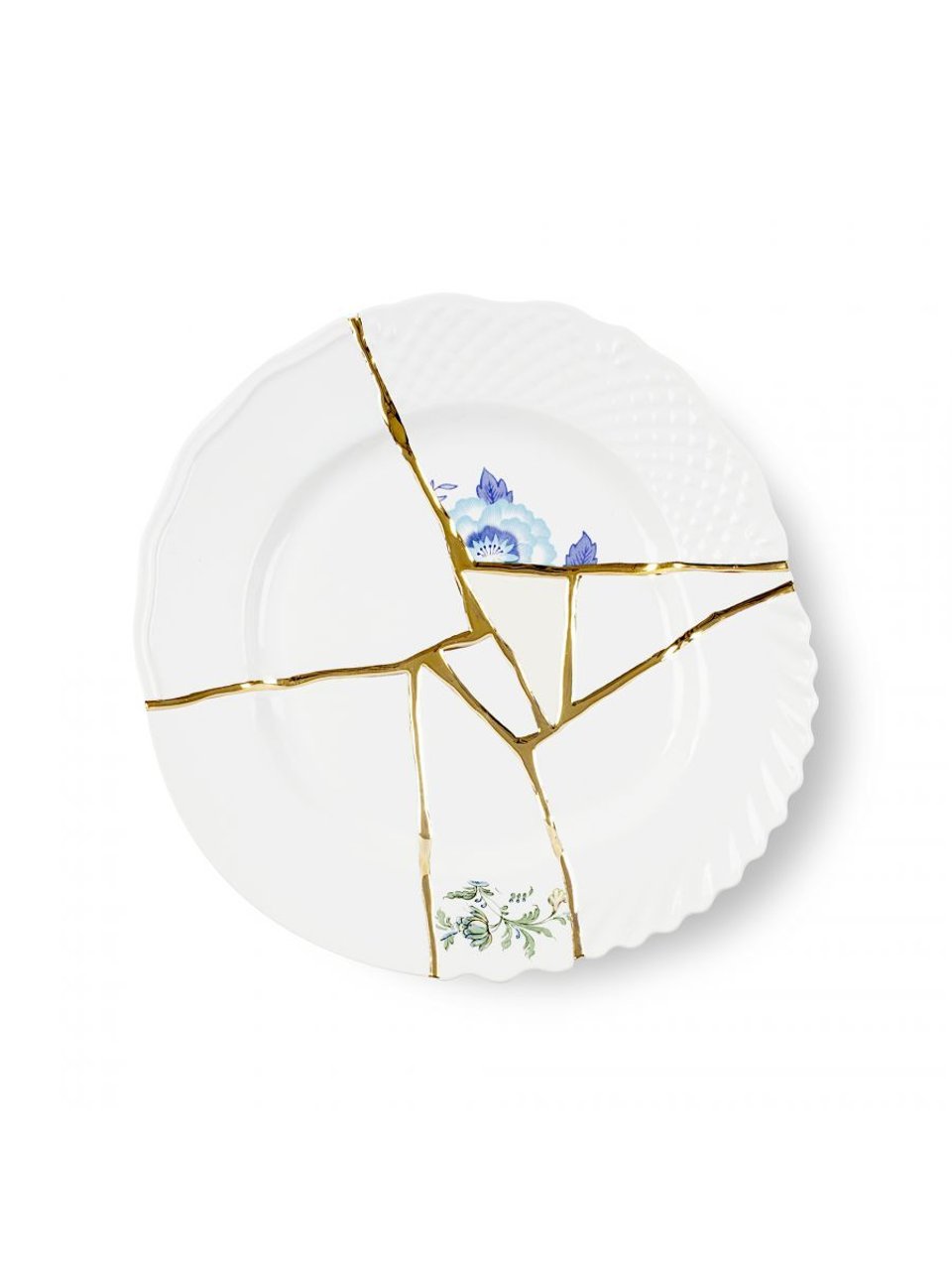 Kintsugi Dinerbord Blue