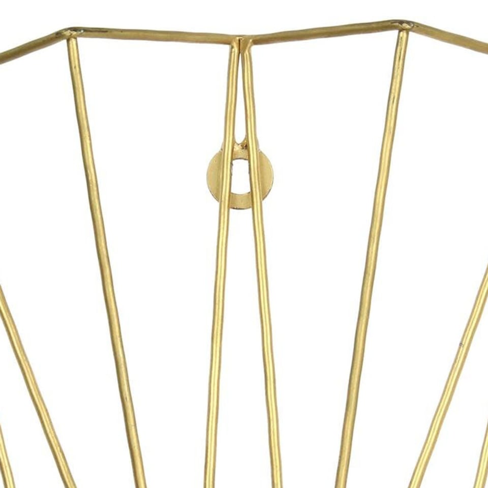 Spiegel Zon Goud Metaal Diameter 66cm