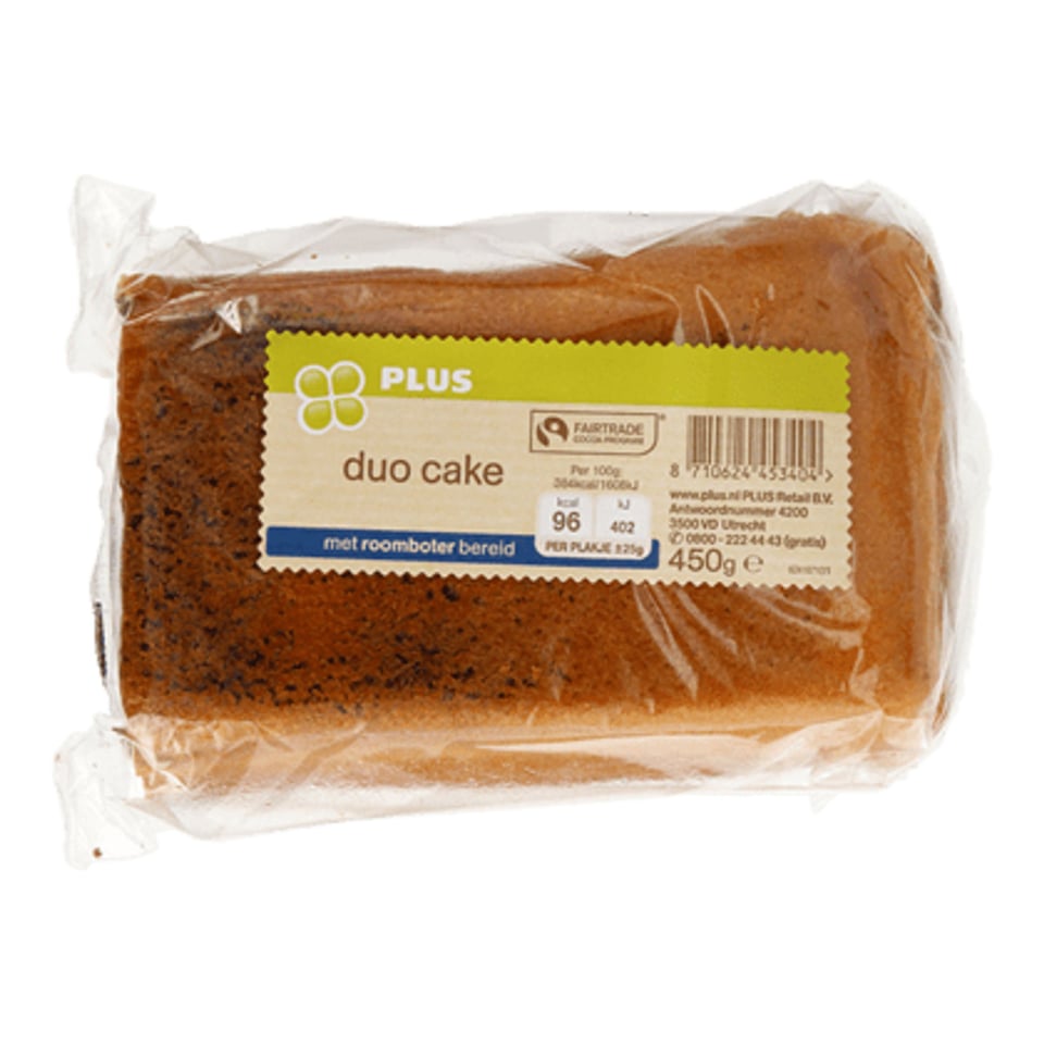 PLUS Duo Cake Roomboter Fairtrade
