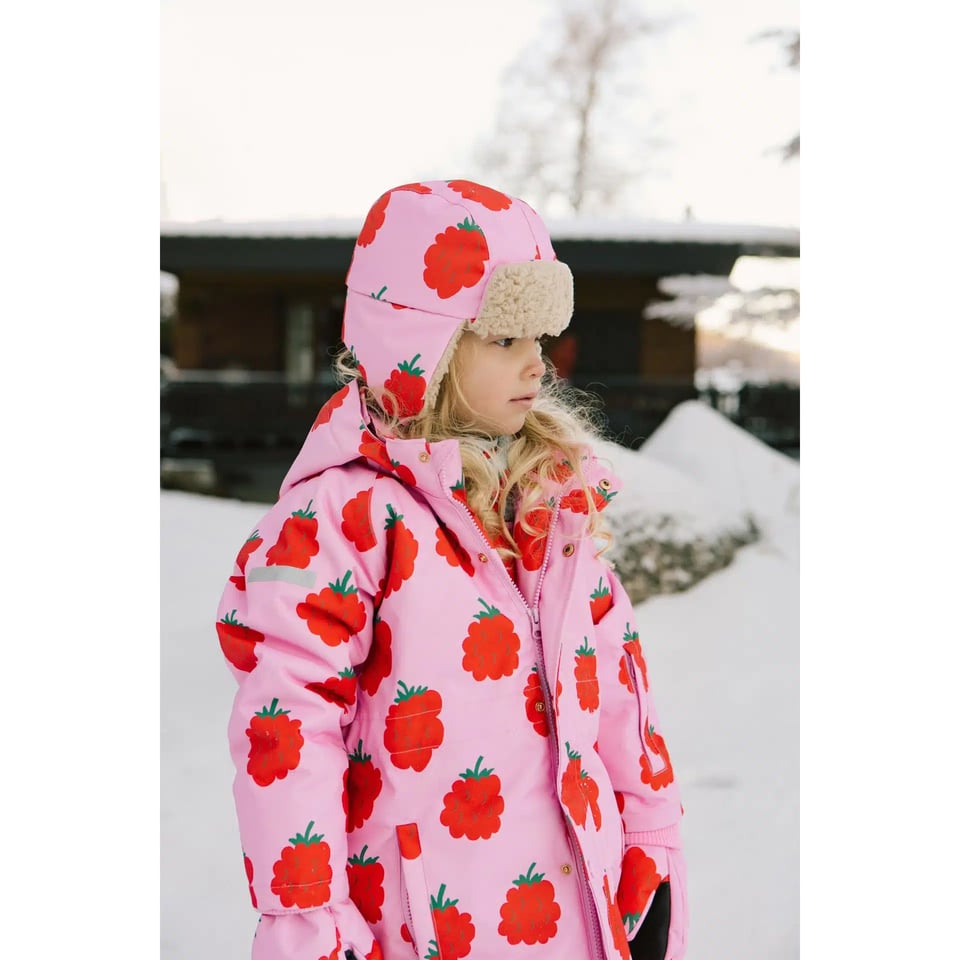Tiny Cottons Raspberries Snow Jacket Pink