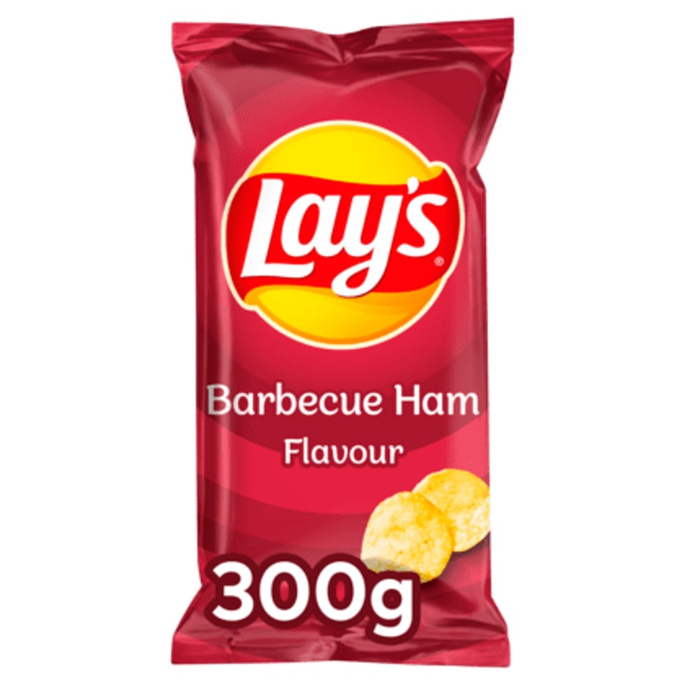 Lays Partypack Chips BBQ Ham