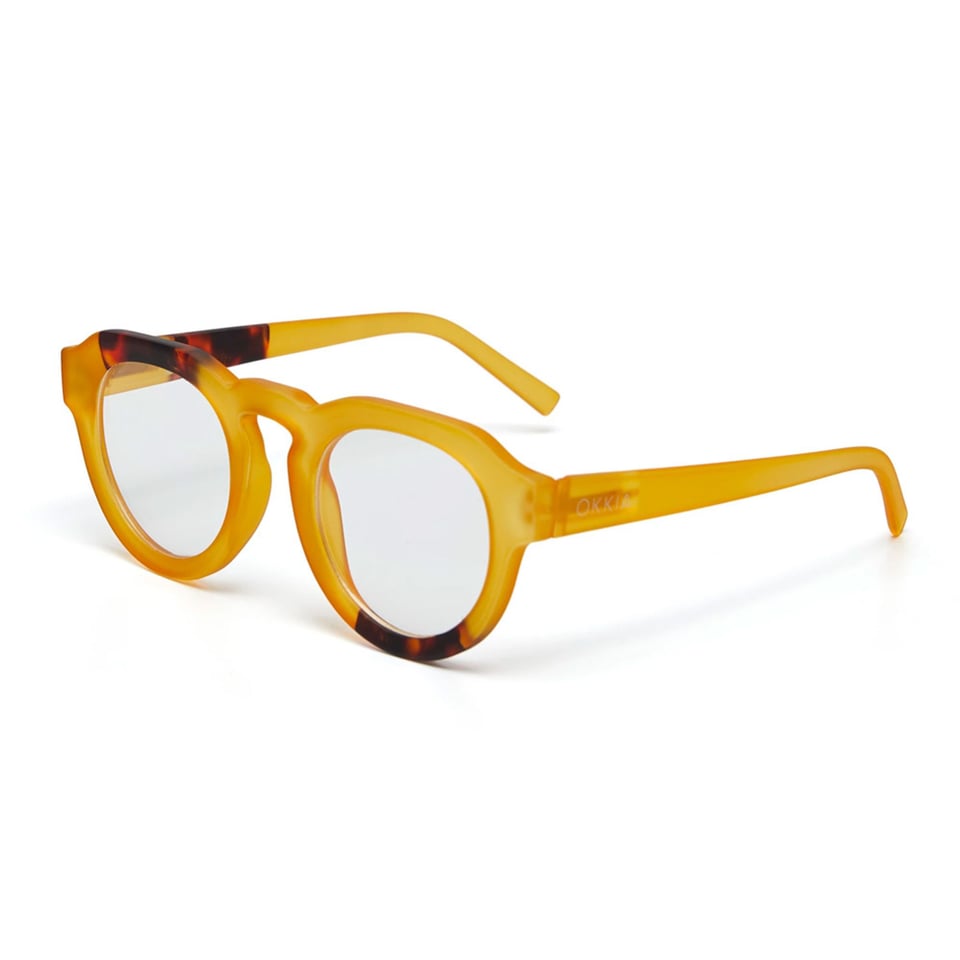Leesbril ZENO Round Yellow Havana OK042Y3H