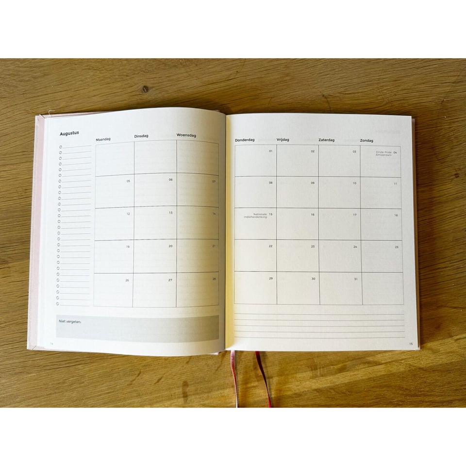 Structuurjunkie 2025/2026 College Planner  NL