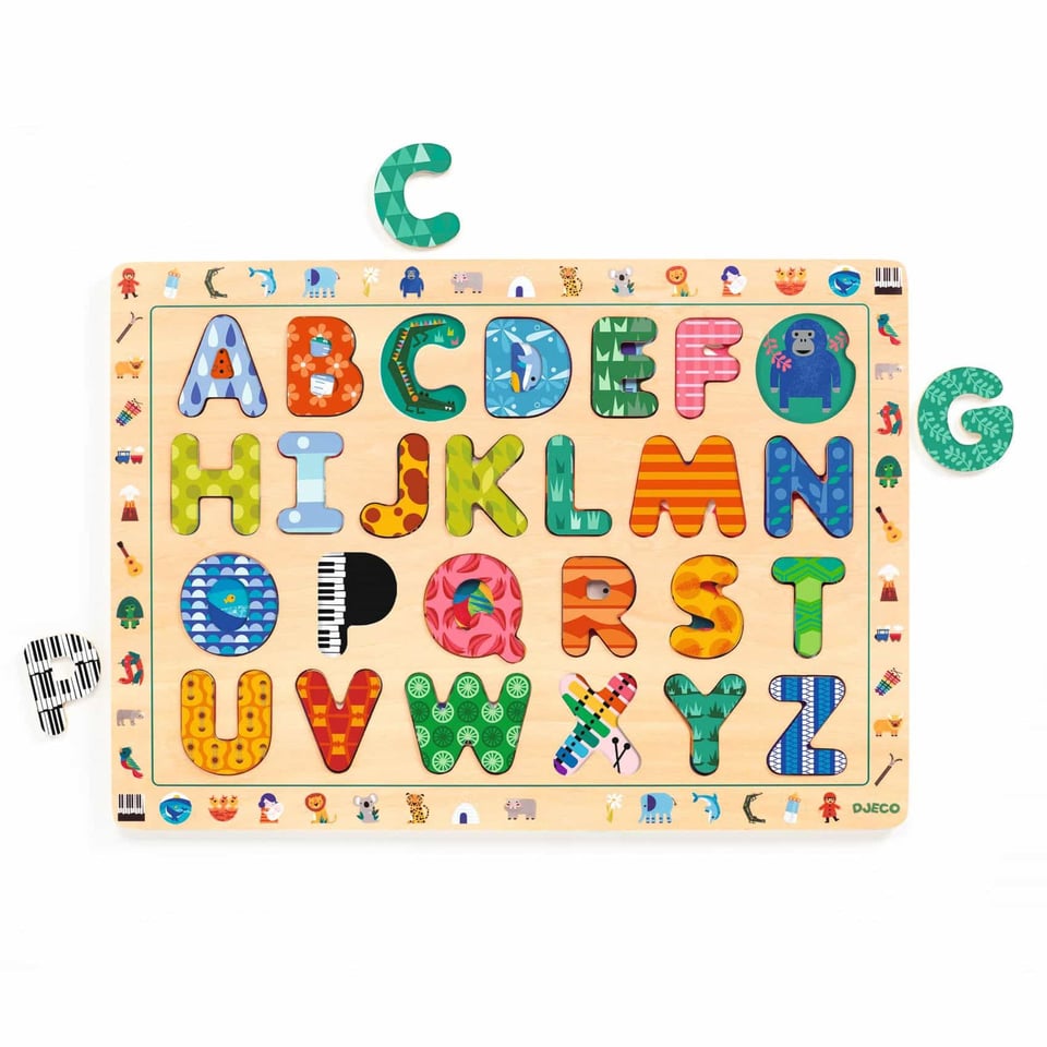 Djeco Educational Puzzle - Puzzle Abc International