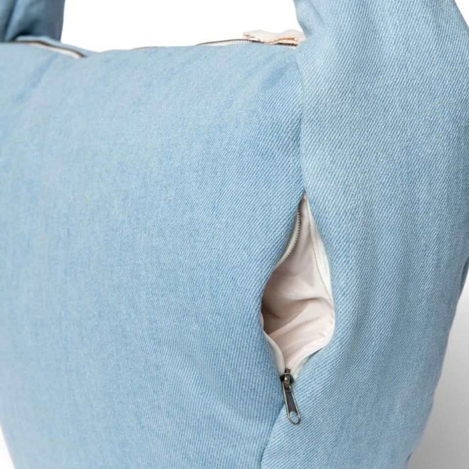 Studio Noos Denim Solid Cross Body Bag Light Blue