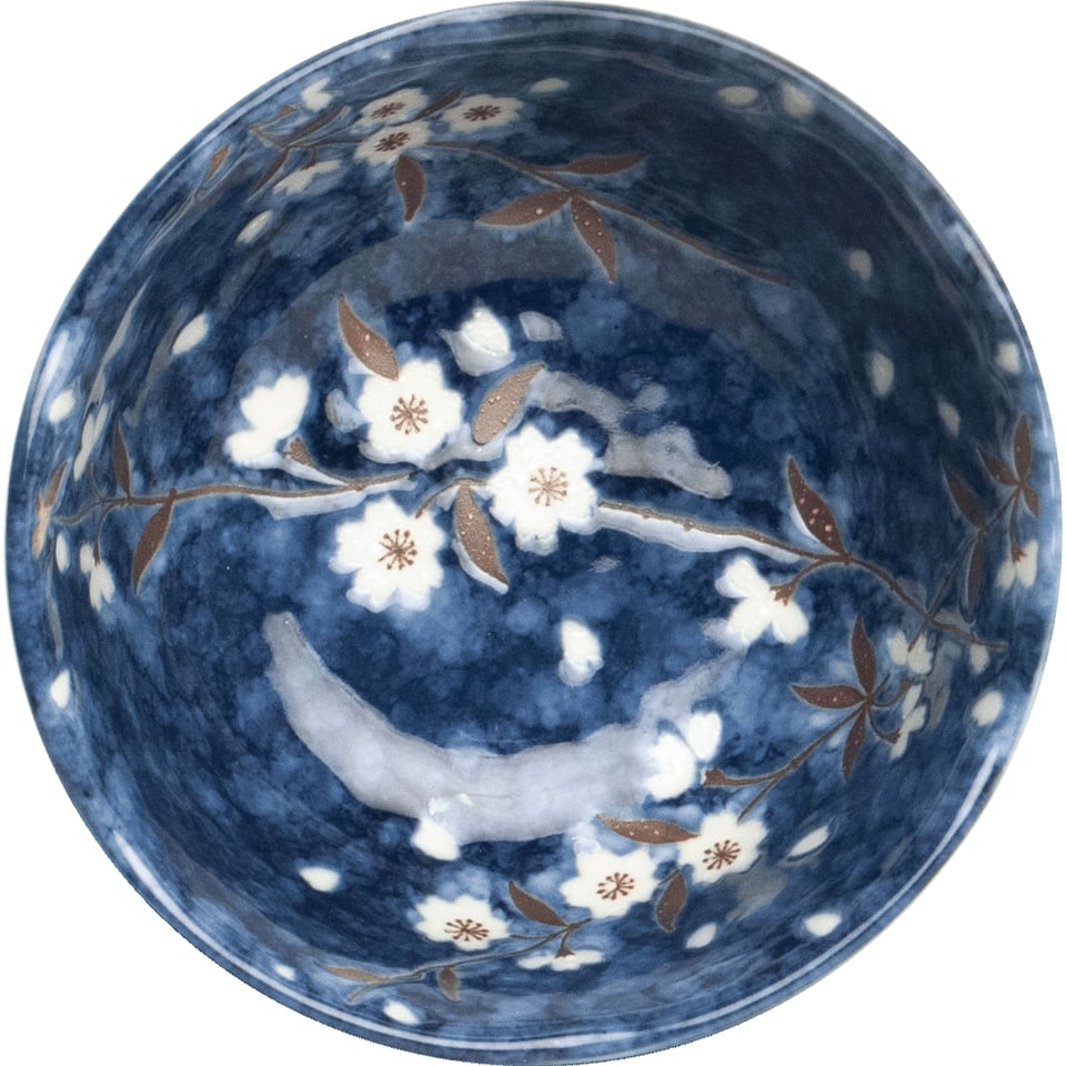 Sakura Blue Bowl