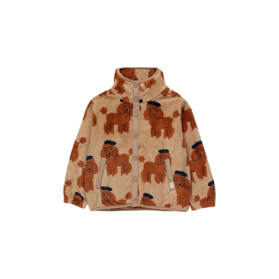 Tiny Cottons TINY POODLE POLAR JACKET Taupe