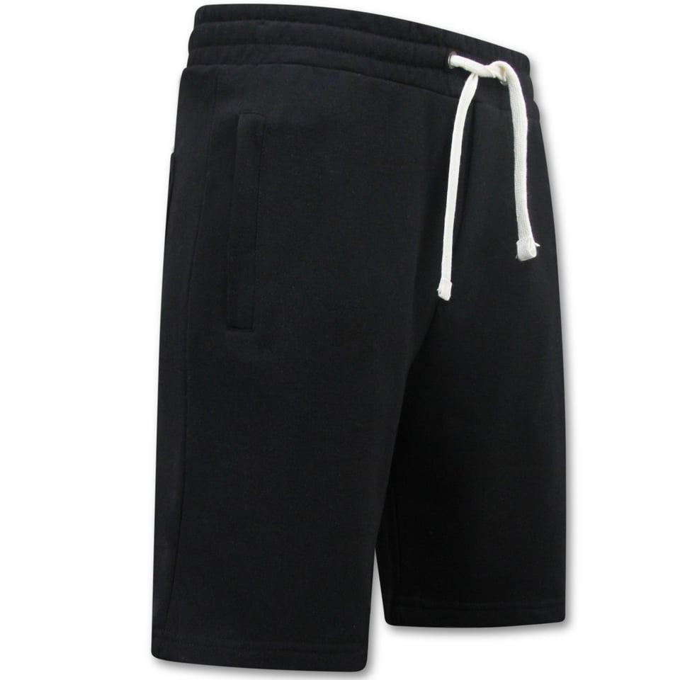 Sweat Shorts Heren - Shorts Heren Jogging - Zwart