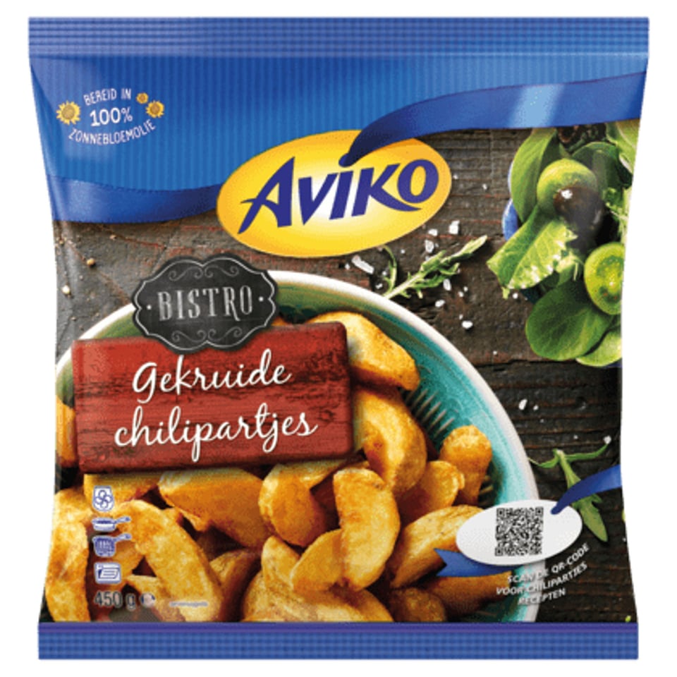 Aviko Gekruide Aardappel Chili Partjes