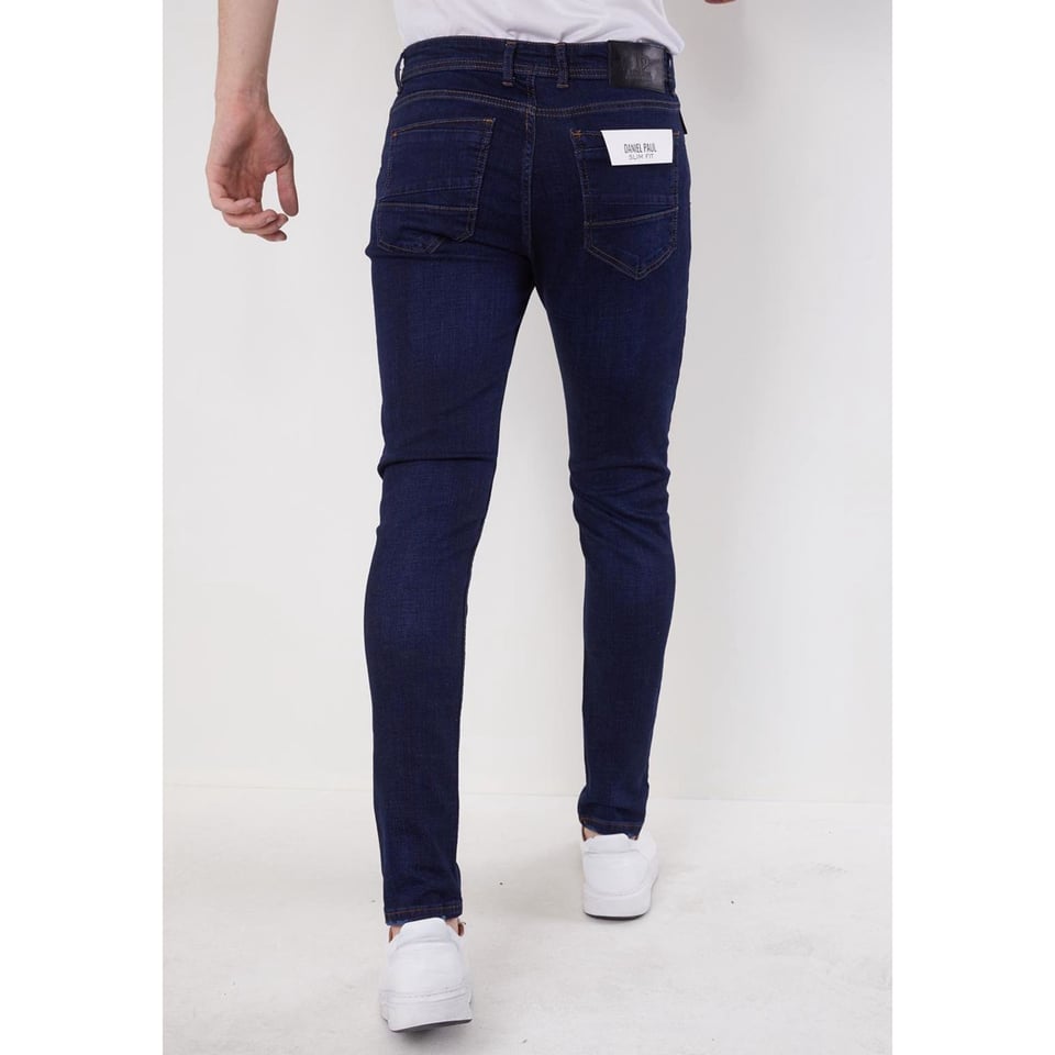 Heren Jeans Slim Fit Navy - 5306 - Donker Blauw