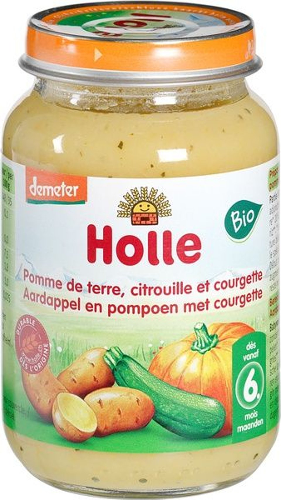 Babyhapje Courgette/ Pompoen/aardappel 6+ Mnd