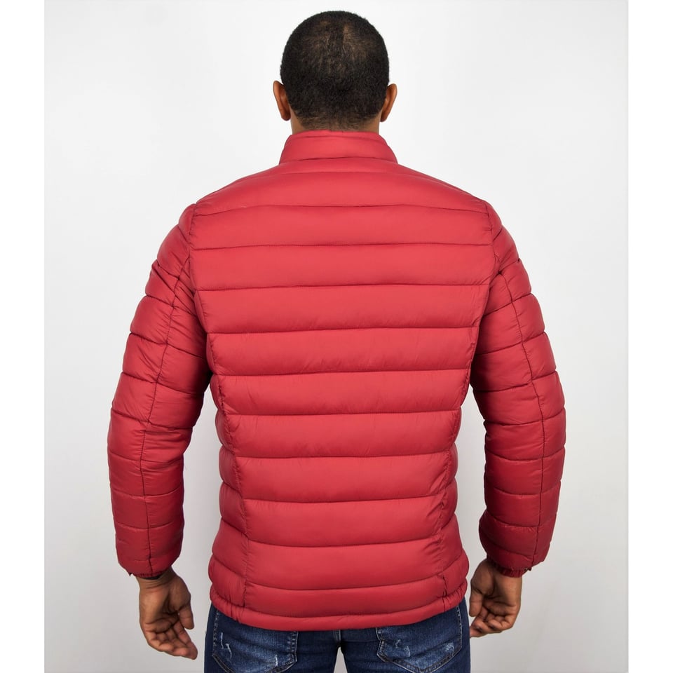 Winterjas Rood Heren - Jacks Voor Mannen - PI-7027R - Rood