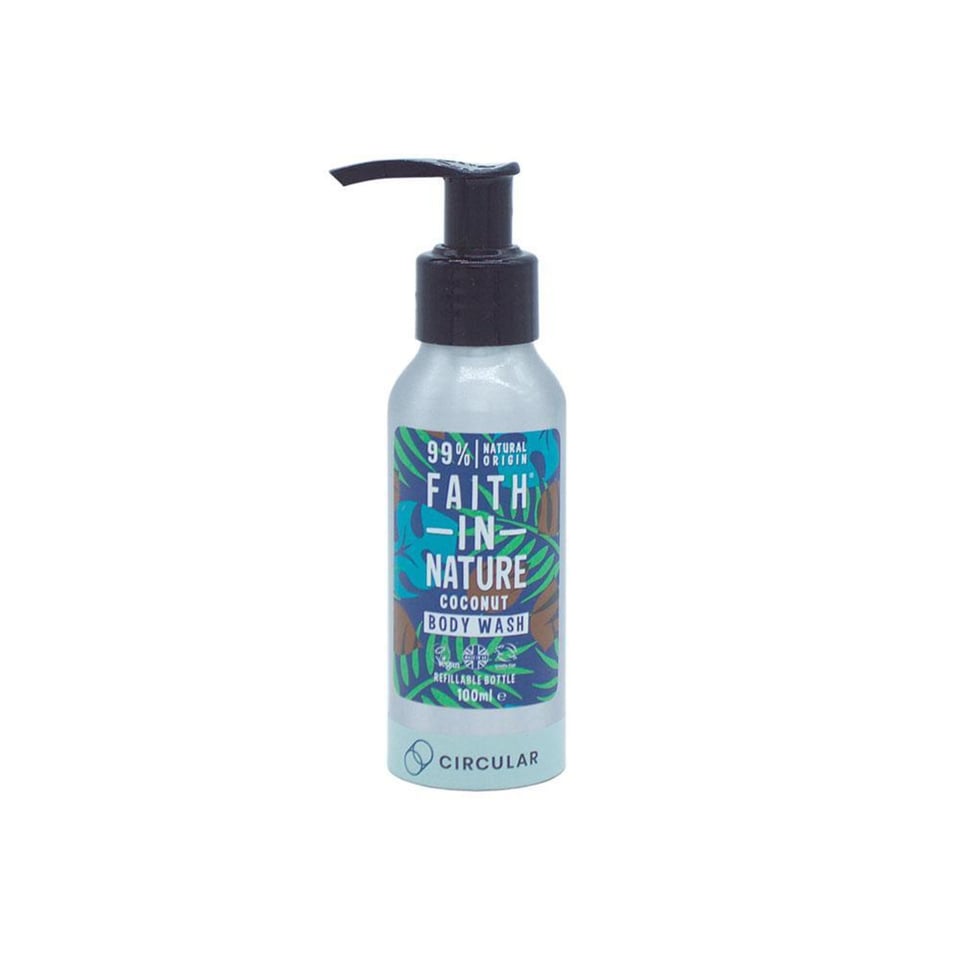 Faith in Nature Douchegel Kokos mini - 100ml