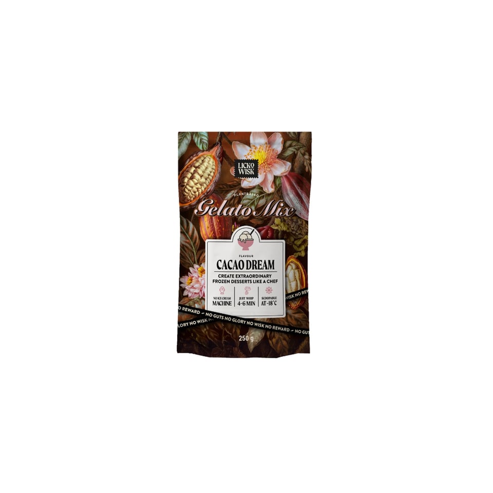 LickoWisk Gelato Mix Cacao 250g