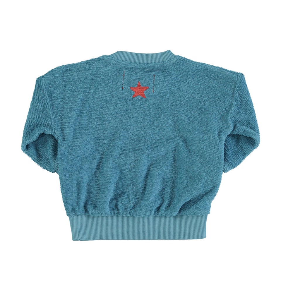 Piupiuchick Baby Sweatshirt Blue with 