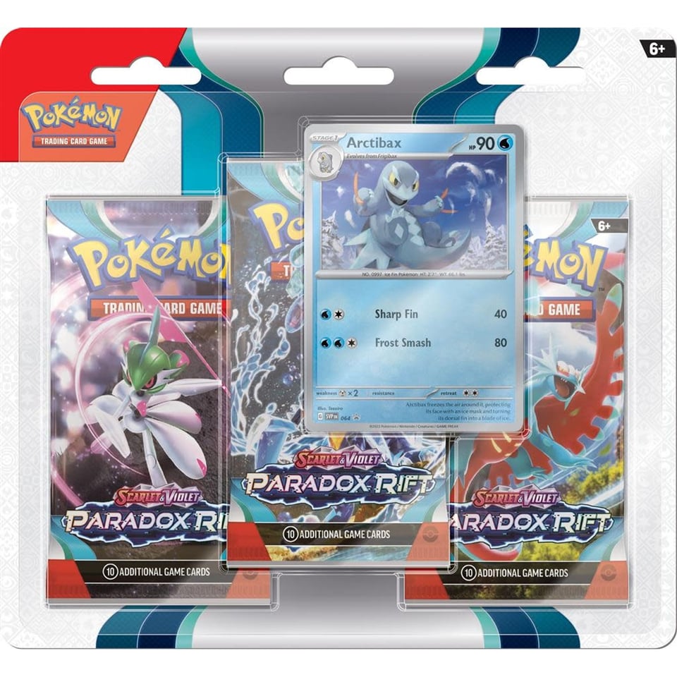 Pokémon Scarlet and Violet Paradox Rift 3 Boosters