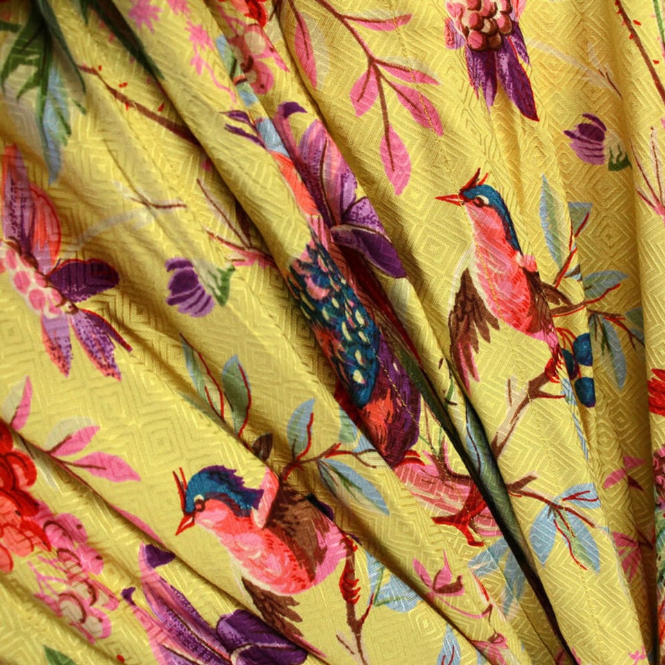 Kimono Royal Paradise Kanarie Geel One-Size