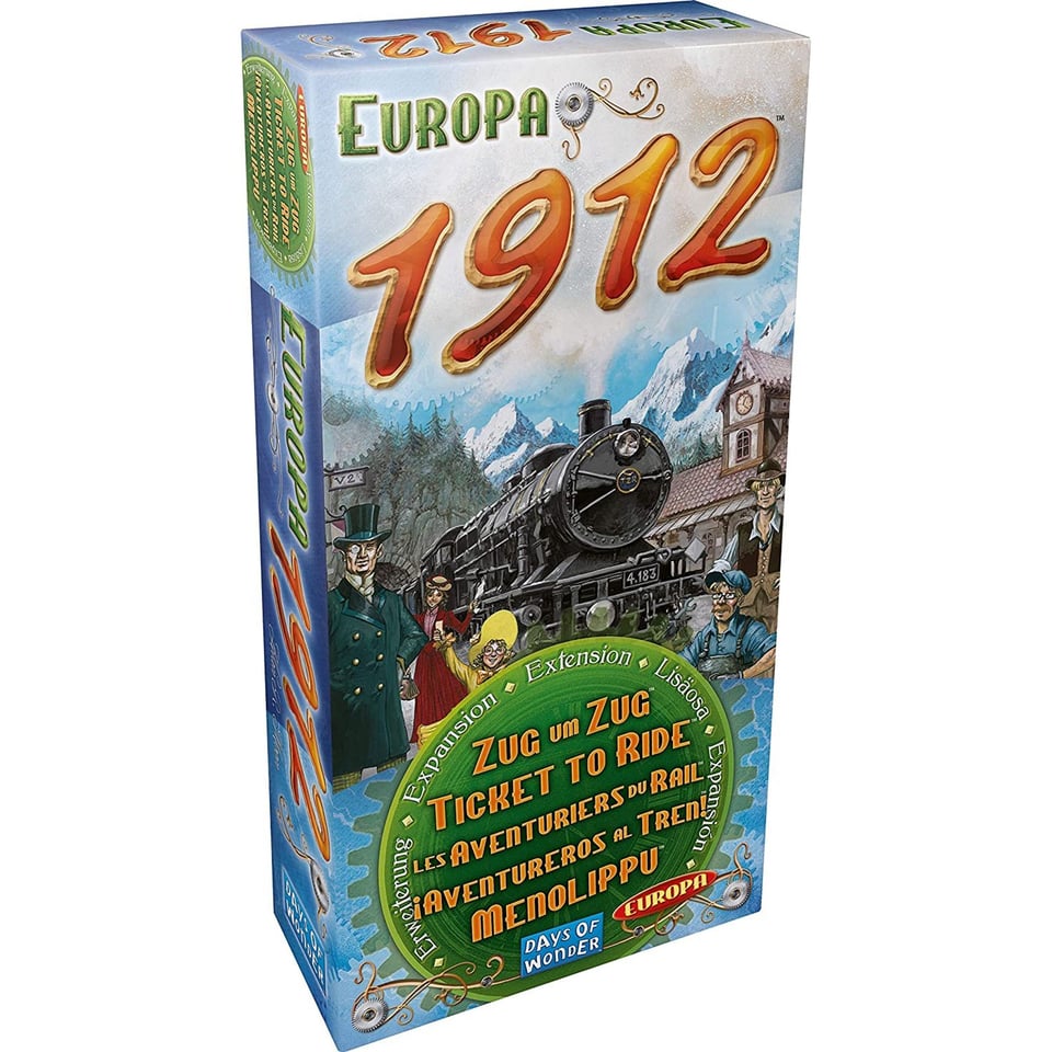 Ticket To Ride 1912 Europe Expansion
