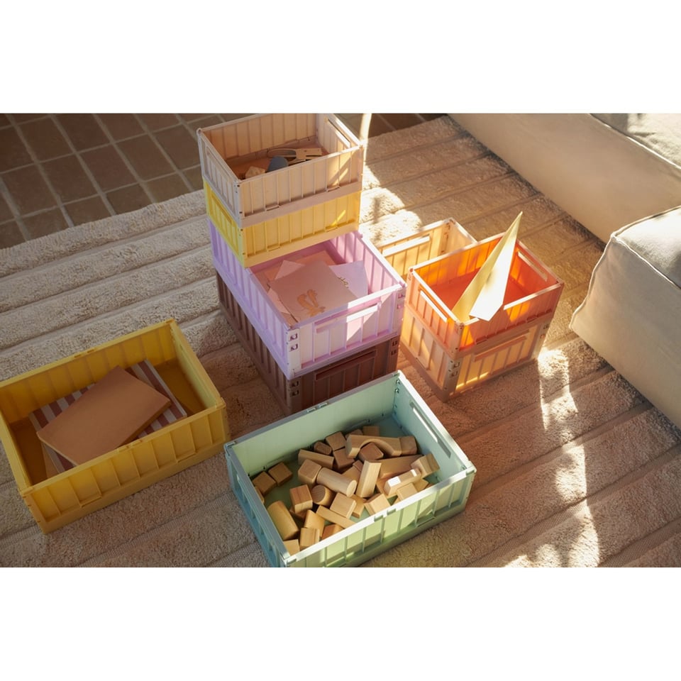 Liewood Weston Storage Box M 1-Pack Lemonade