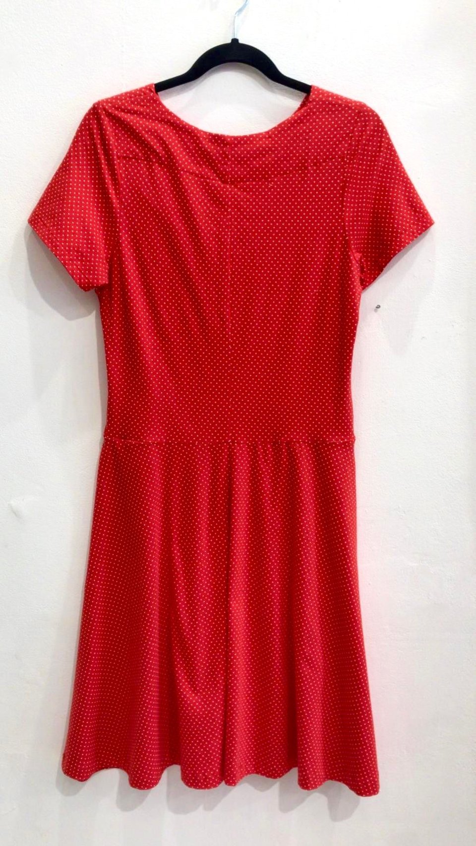 ONE OF A KIND Classic Red Dotted Dress