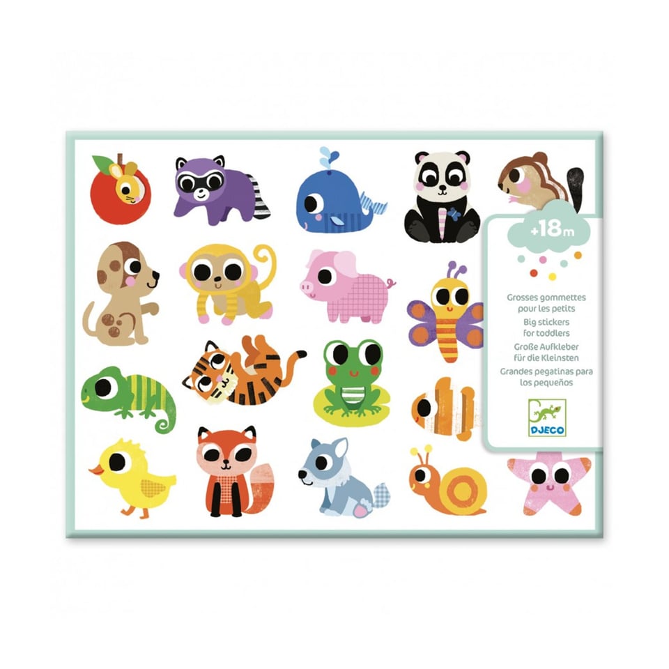 Stickers Babydieren 120st