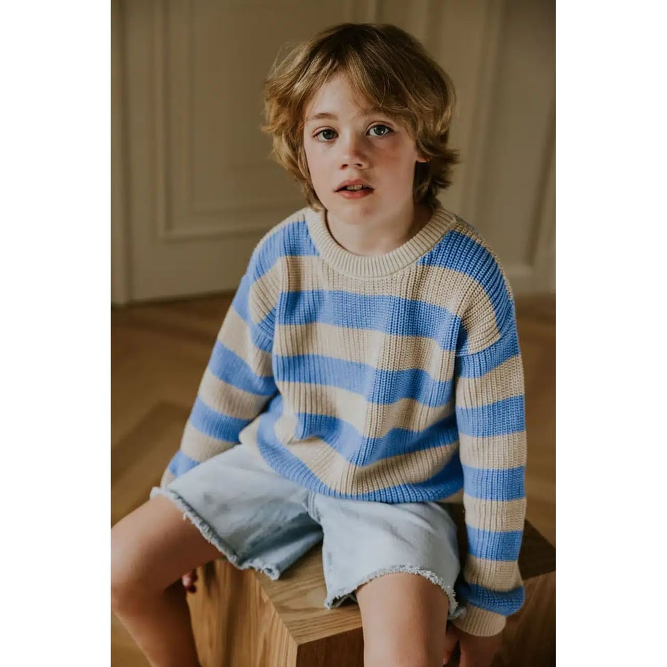 Yuki Kidswear Stripes Knitted Sweater - Oh Boy!