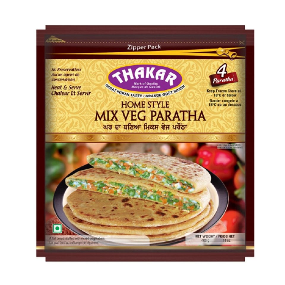 Thakar Mix Veg Paratha 400Gr