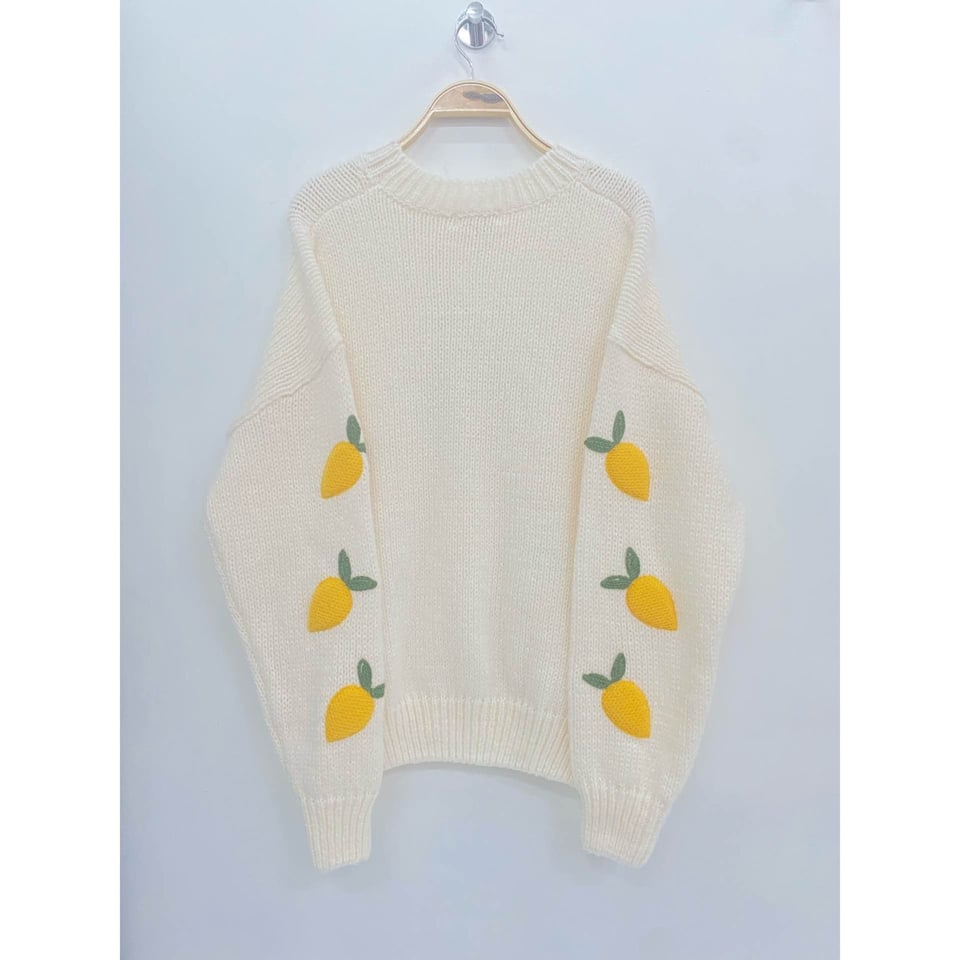 New Lemon Summer knit - White