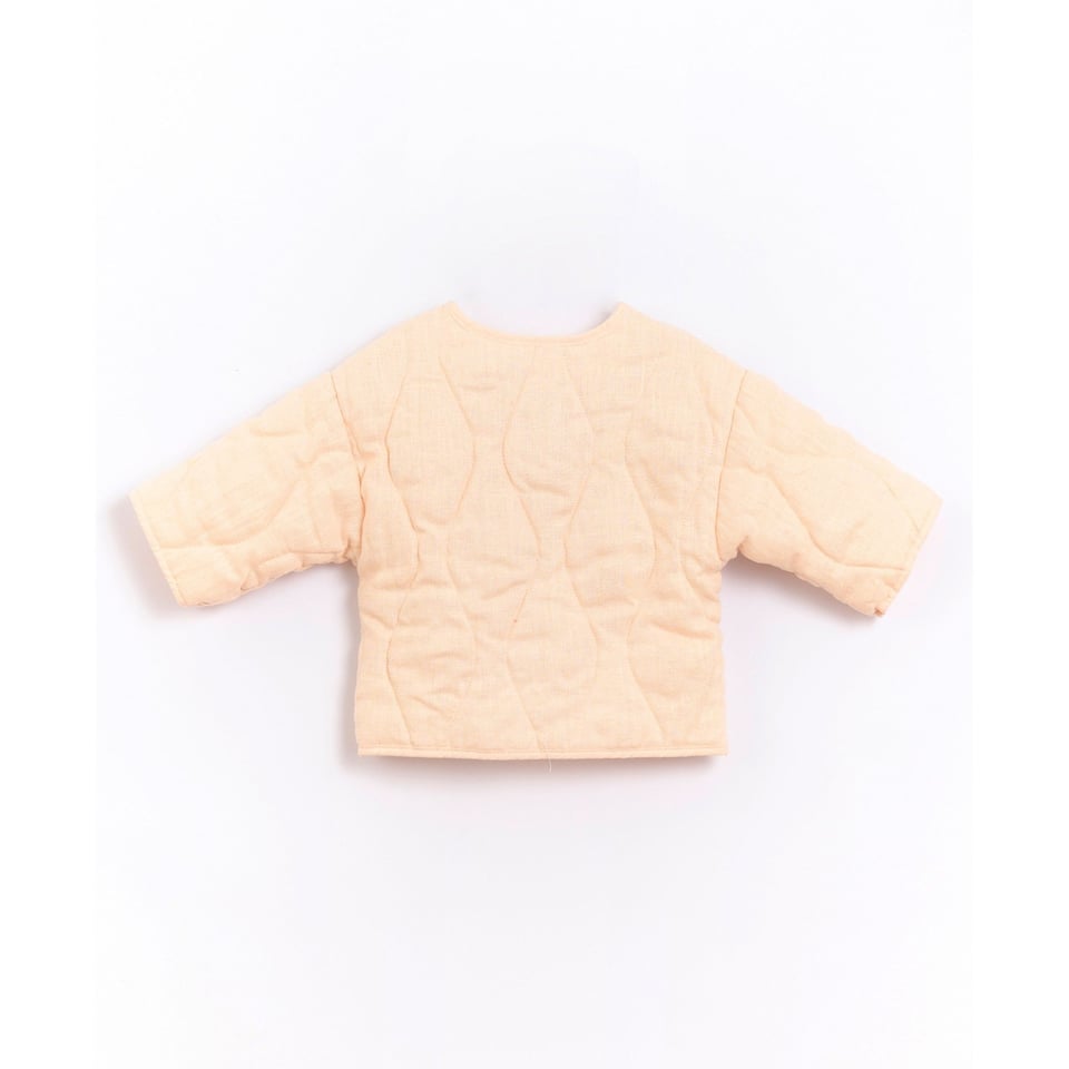 Play Up - Linen jacket with button openings  Basketry