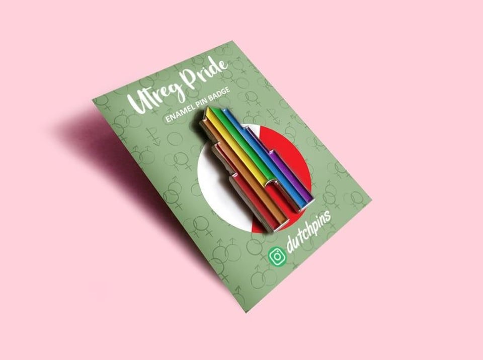 Utreg Pride Pin - Domtoren Broche