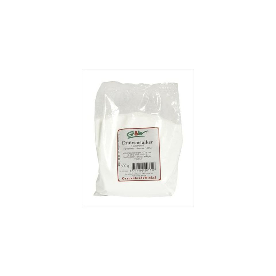 G&w Dextrose /Druivensuiker 500 Gr