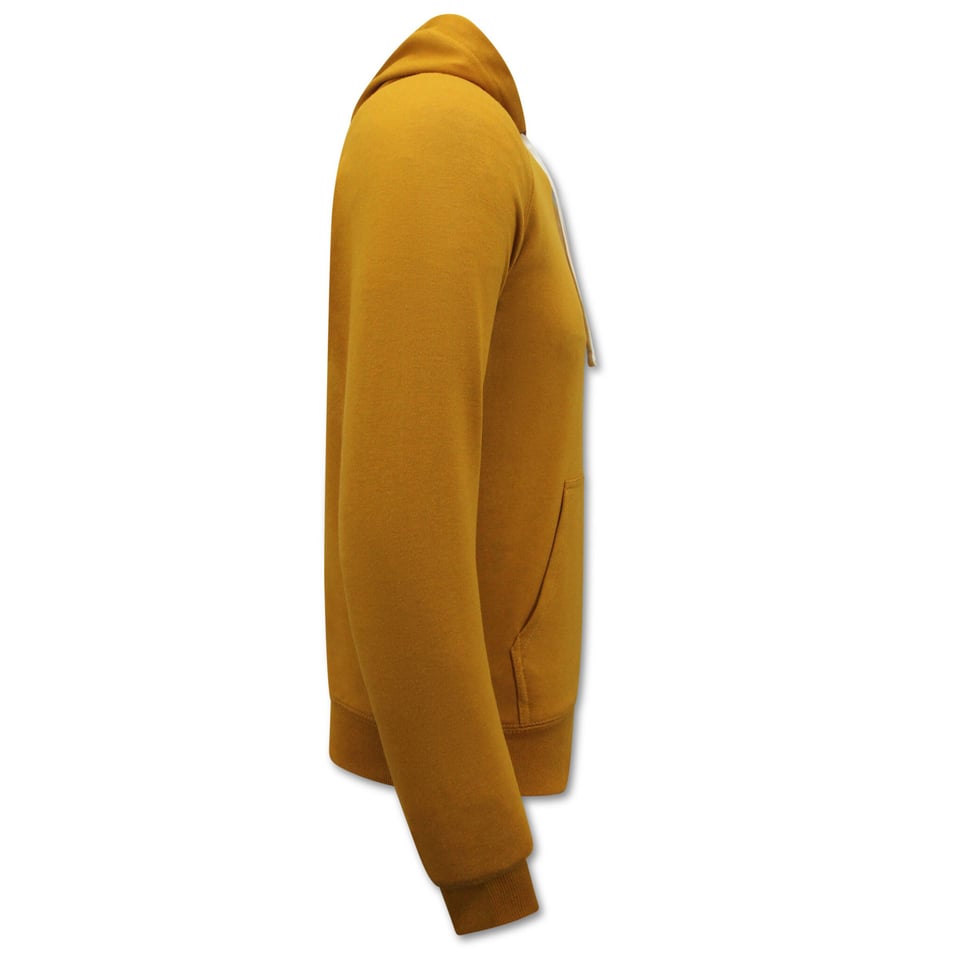 Hoodie Heren - Hooded Sweater - Licht Bruin