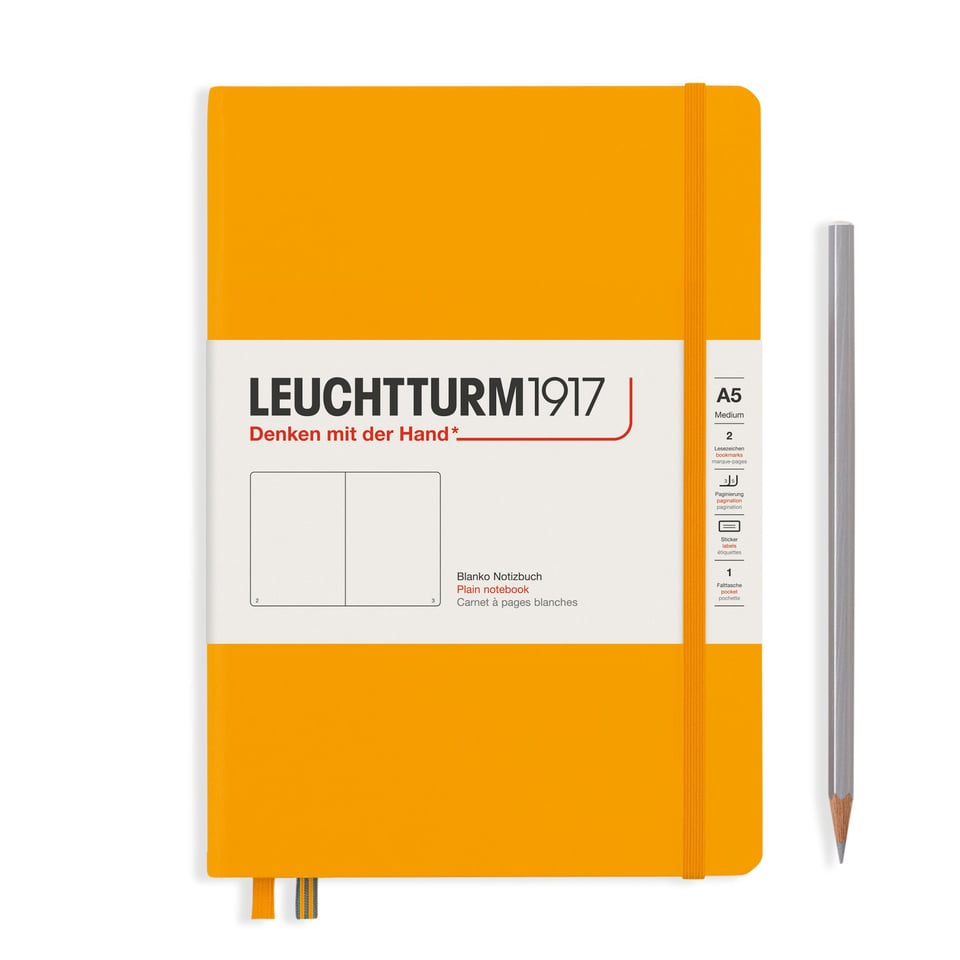 Leuchtturm medium plain notebook (A5) hardcover