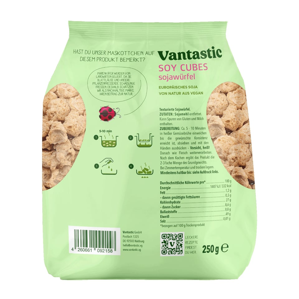 Vantastic Soy Cubes 250g