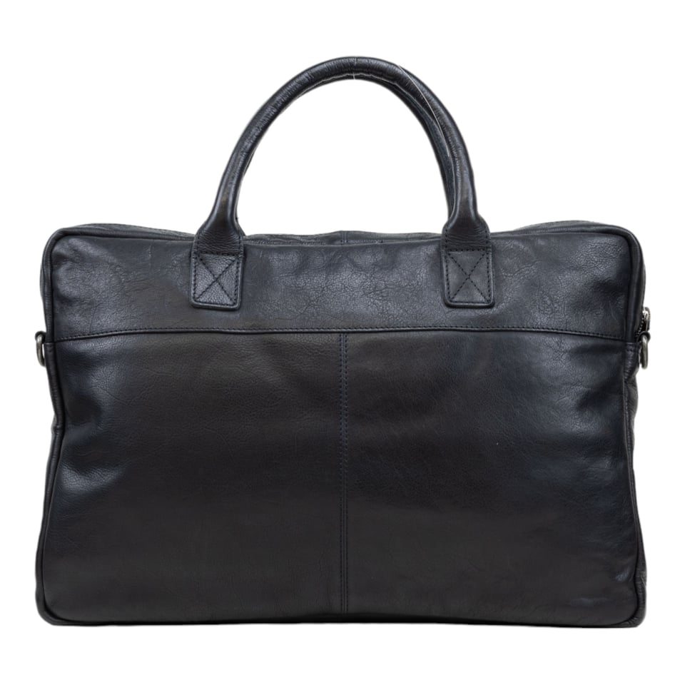 DSTRCT Business Leather Bag State Street single zipper