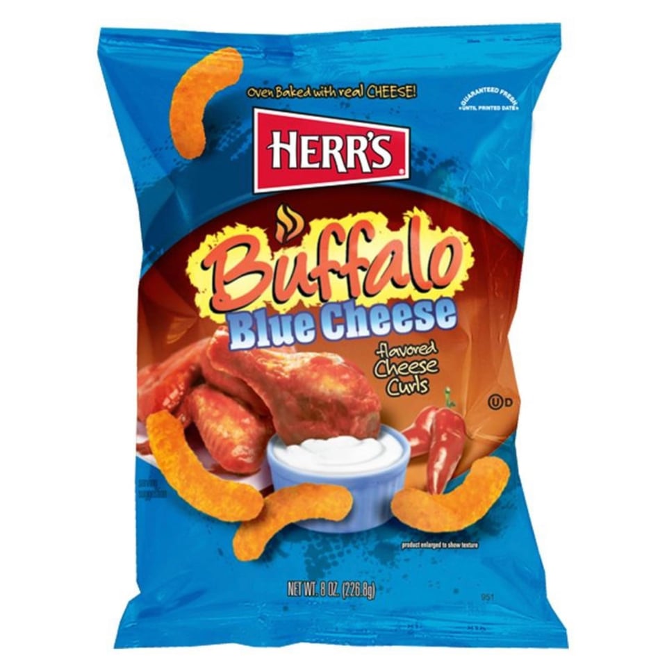 Herr's Jalapeno Bufalo Blue Cheese Curls 199g