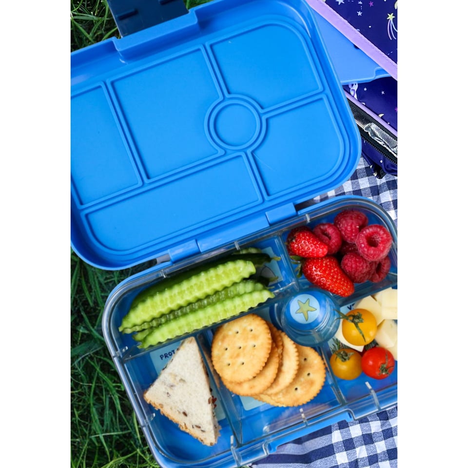 Yumbox Original 6 Vakken Surf Blue / Monsters - Blauw