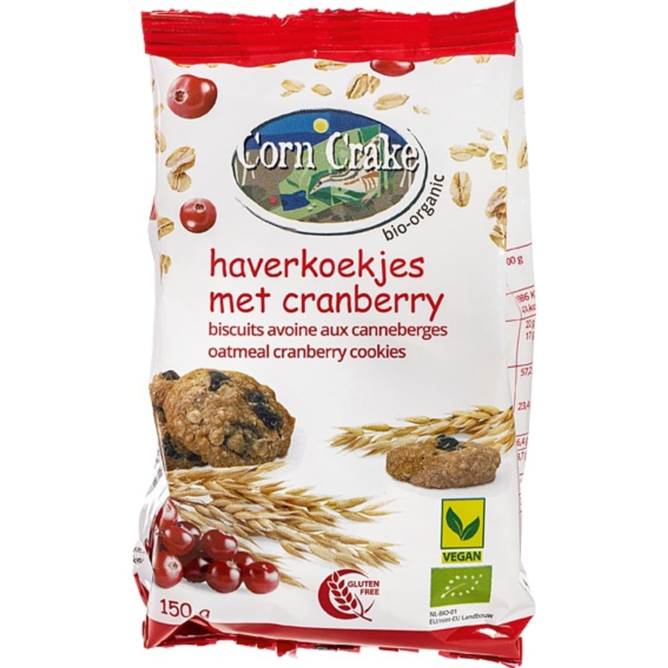 Haverkoekjes Met Cranberry