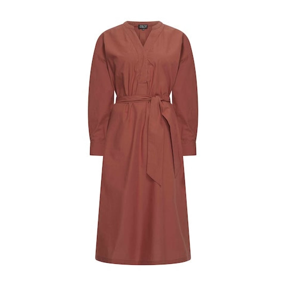 ZILCH Dress Belt Pecan Cotton